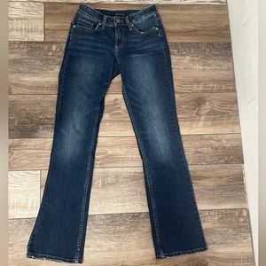 Women’s Silver Jeans Suki Slim Bootcut Jeans- Size 26. Dark wash